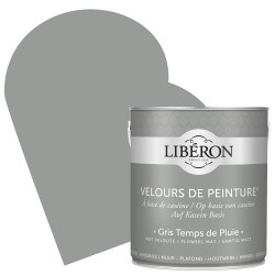 Peinture Murale Velours Gris Temps de Pluie 2,5L | LIBERON