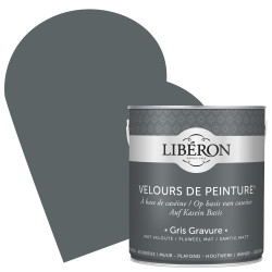 Peinture Murale Velours Gris Gravure Mat 2.5L | LIBERON Peinture Murale Velours Gris Gravure Mat 2.5L | LIBERON