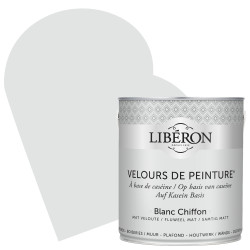 Peinture Murale Blanc Chiffon Mat 2,5L – Velours | LIBERON Peinture Murale Blanc Chiffon Mat 2,5L – Velours | LIBERON