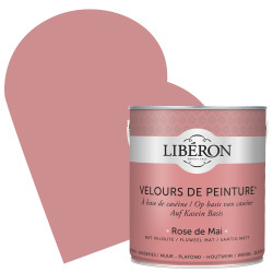 Peinture Murale Rose de Mai Mat 2,5L – Finition Velours | LIBERON Peinture Murale Rose de Mai Mat 2,5L – Finition Velours | LIBERON