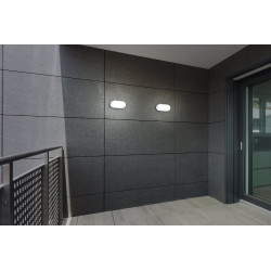 Applique extérieure LED Boschetto Blanche Ovale 11,5W | EGLO Applique extérieure LED Boschetto Blanche Ovale 11,5W | EGLO