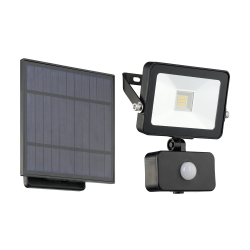 Projecteur LED Solaire Villagrappa EGLO Noir avec Détecteur | EGLO