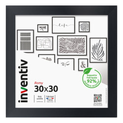 Cadre Romy noir 30 x 30 cm INVENTIV