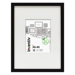 Cadre Iris noir 30 x 40 cm INVENTIV