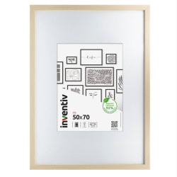 Cadre Iris naturel 50 x 70 cm INVENTIV