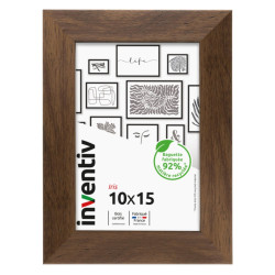 Cadre Iris ébène 10 x 15 cm INVENTIV