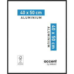 Cadre Accent Aluminium Noir 40x50 cm - Cadre Moderne | NIELSEN