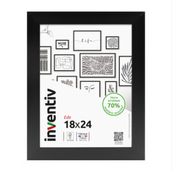 Cadre Eda noir 18 x 24 cm | INVENTIV