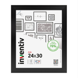 Cadre Eda noir 24 x 30 cm INVENTIV - cadre photo | INVENTIV