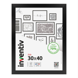 Cadre Eda Noir 30 x 40 cm INVENTIV – Cadre photo | INVENTIV