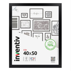 Cadre Eda noir 40x50 cm INVENTIV – Cadre photo | INVENTIV