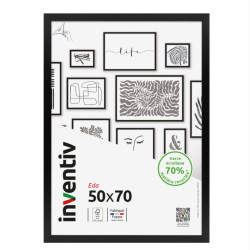 Cadre Eda noir 50 x 70 cm | INVENTIV