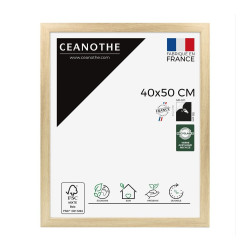 Cadre Éternel Naturel 40x50 cm - Cadre photo Élégant | CEANOTHE