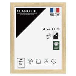 Cadre Éternel Naturel 30x40 cm - Cadre photo Élégant | CEANOTHE