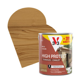 Lasure Chalet High Protect Chêne – 2,5 L + 0,5 L gratuit| V33