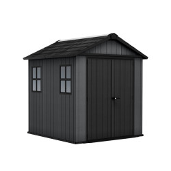 Abri de jardin en résine Newton Plus 757 anthracite 2