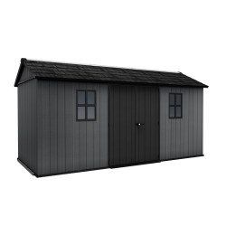 Abri de jardin en résine Newton Plus 1575 anthracite 4