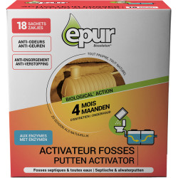 Activateur Fosse Septique 18 Doses EPUR – Nettoyage Efficace | EPUR