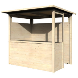 Abri cuisine d'extérieur Safran en bois 19 mm 2