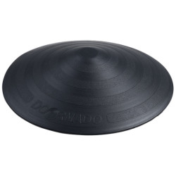 Cale porte en caoutchouc noir Ø 120 mm LINEA BERTOMANI