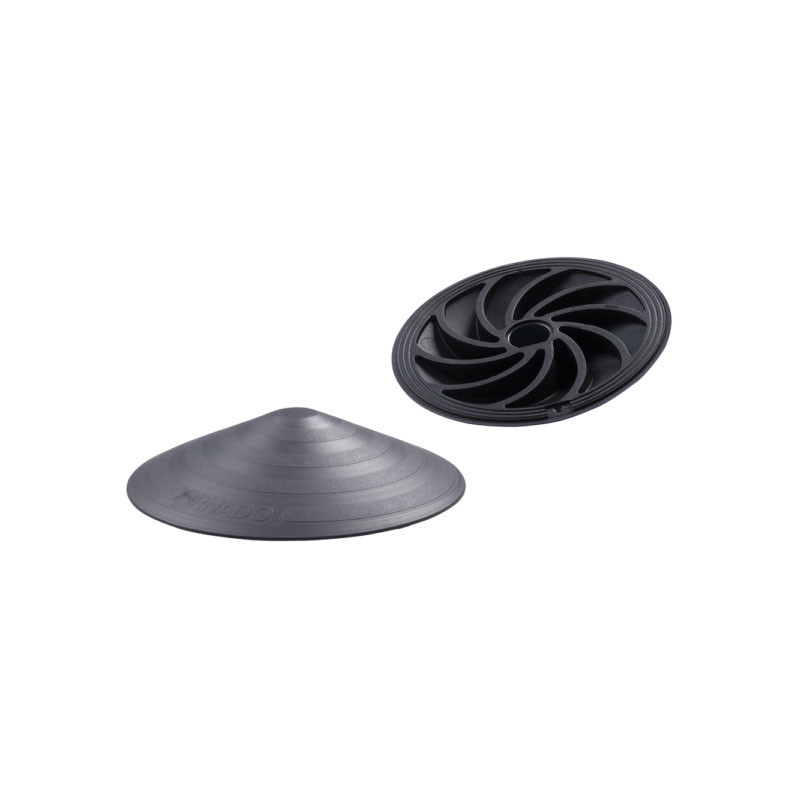 Cale porte en caoutchouc gris Ø 120 mm LINEA BERTOMANI