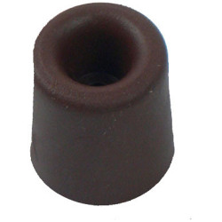 Arrêt de porte à visser en caoutchouc brun 35 mm 2 pièces LINEA BERTOMANI Arrêt de porte à visser en caoutchouc brun 35 mm 2 pièces LINEA BERTOMANI