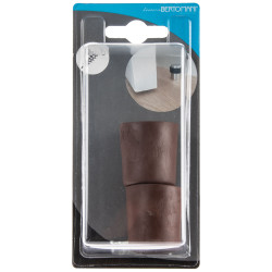 Arrêt de porte à visser en caoutchouc brun 35 mm 2 pièces LINEA BERTOMANI Arrêt de porte à visser en caoutchouc brun 35 mm 2 pièces LINEA BERTOMANI