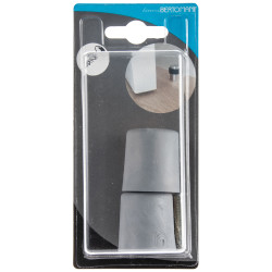 Arrêt de porte à visser en caoutchouc gris 35 mm 2 pièces LINEA BERTOMANI Arrêt de porte à visser en caoutchouc gris 35 mm 2 pièces LINEA BERTOMANI