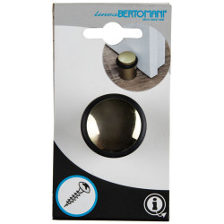 Arrêt de porte en zamac laiton poli 40 mm LINEA BERTOMANI Arrêt de porte en zamac laiton poli 40 mm LINEA BERTOMANI