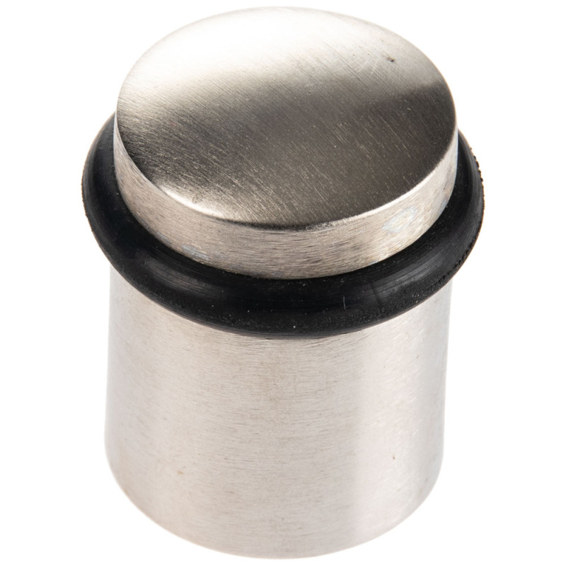 Arrêt de porte en zamac nickel 40 mm LINEA BERTOMANI