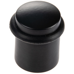 Arrêt de porte en zamac noir 40 mm LINEA BERTOMANI