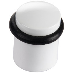 Arrêt de porte en zamac blanc 40 mm LINEA BERTOMANI