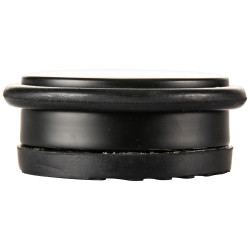 Arrêt de porte à poser en béton noir Ø 100 mm LINEA BERTOMANI