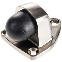 Arrêt de porte à visser en métal nickel 40 mm LINEA BERTOMANI Arrêt de porte à visser en métal nickel 40 mm LINEA BERTOMANI