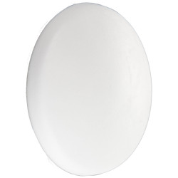 Arrêt de porte mural adhésif en plastique blanc 22 mm 2 pièces LINEA BERTOMANI