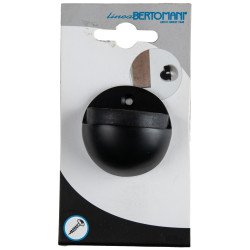 Arrêt de porte à visser en laiton noir 30 mm LINEA BERTOMANI Arrêt de porte à visser en laiton noir 30 mm LINEA BERTOMANI