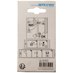 Arrêt de porte adhésif en bois blanc 27 mm LINEA BERTOMANI