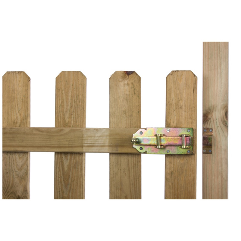 Verrou à coulisse en acier zingué 60 x 35 mm TEKNIBOX