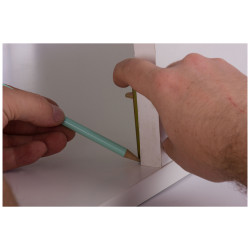 Verrou d'armoire nickel 70 x 16 mm 2 pièces TEKNIBOX Verrou d'armoire nickel 70 x 16 mm 2 pièces TEKNIBOX