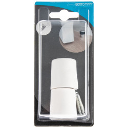 Arrêt de porte en caoutchouc blanc 35 mm 2 pièces | LINEA BERTOMANI
