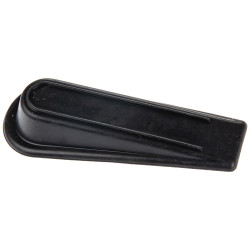 Cale porte caoutchouc noir 110x40mm | LINEA BERTOMANI