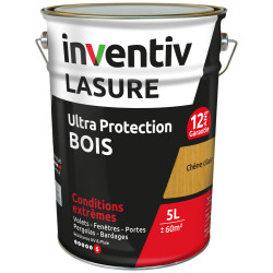 Lasure pour bois Ultra Protection chêne clair 5 L INVENTIV