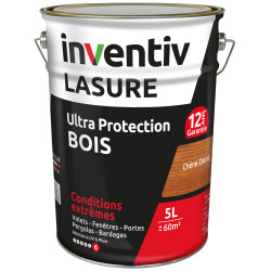 Lasure pour bois Ultra Protection chêne doré 5 L INVENTIV