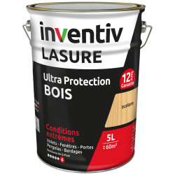Lasure pour bois Ultra Protection incolore  5 L INVENTIV