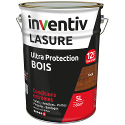 Lasure pour bois Ultra Protection teck  5 L INVENTIV