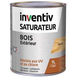 Saturateur pour bois extérieur naturel 1 L gratuit INVENTIV