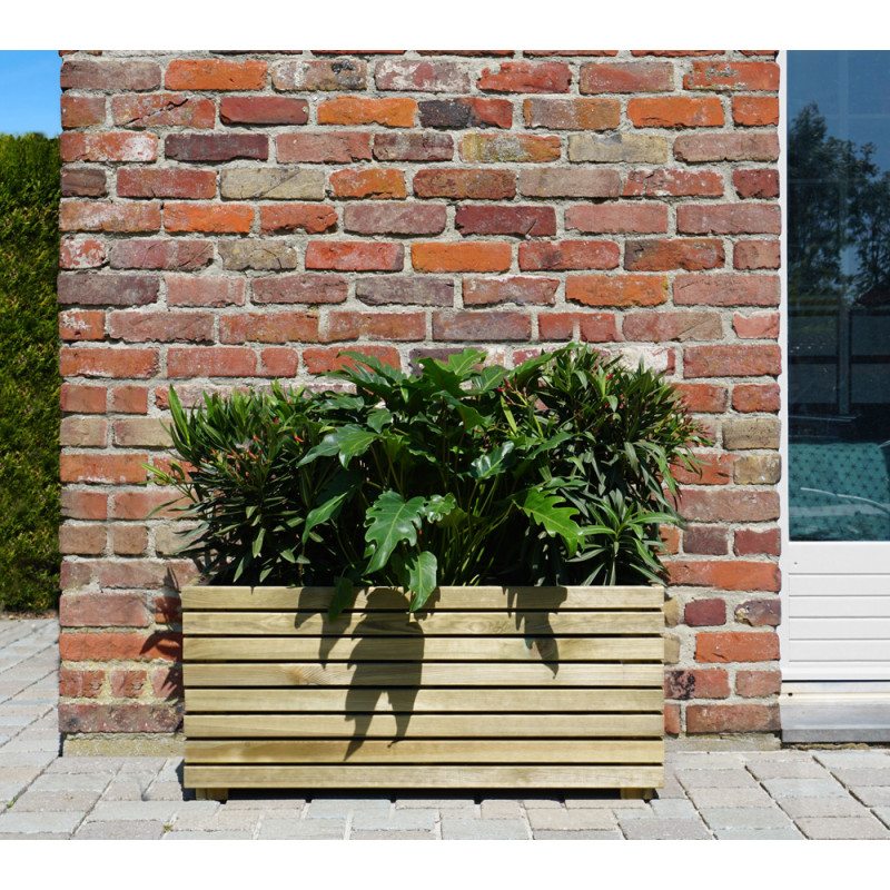 Bac à fleurs Horizon 3 pots 90 x 39 Bac à fleurs Horizon 3 pots 90 x 39