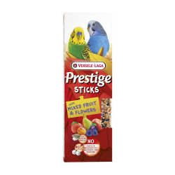 Stick Fruits & Fleurs Perruche 2 Pcs - Snack Oiseau | PRESTIGE