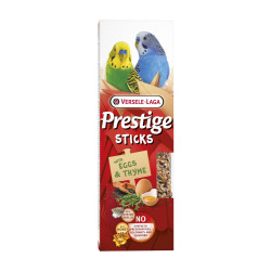 Bâtonnet œufs et thym pour perruche 2 pièces – Friandise pour oiseau | PRESTIGE