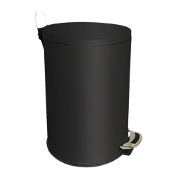 Poubelle à pédale Venus noir mat 20 L INVENTIV